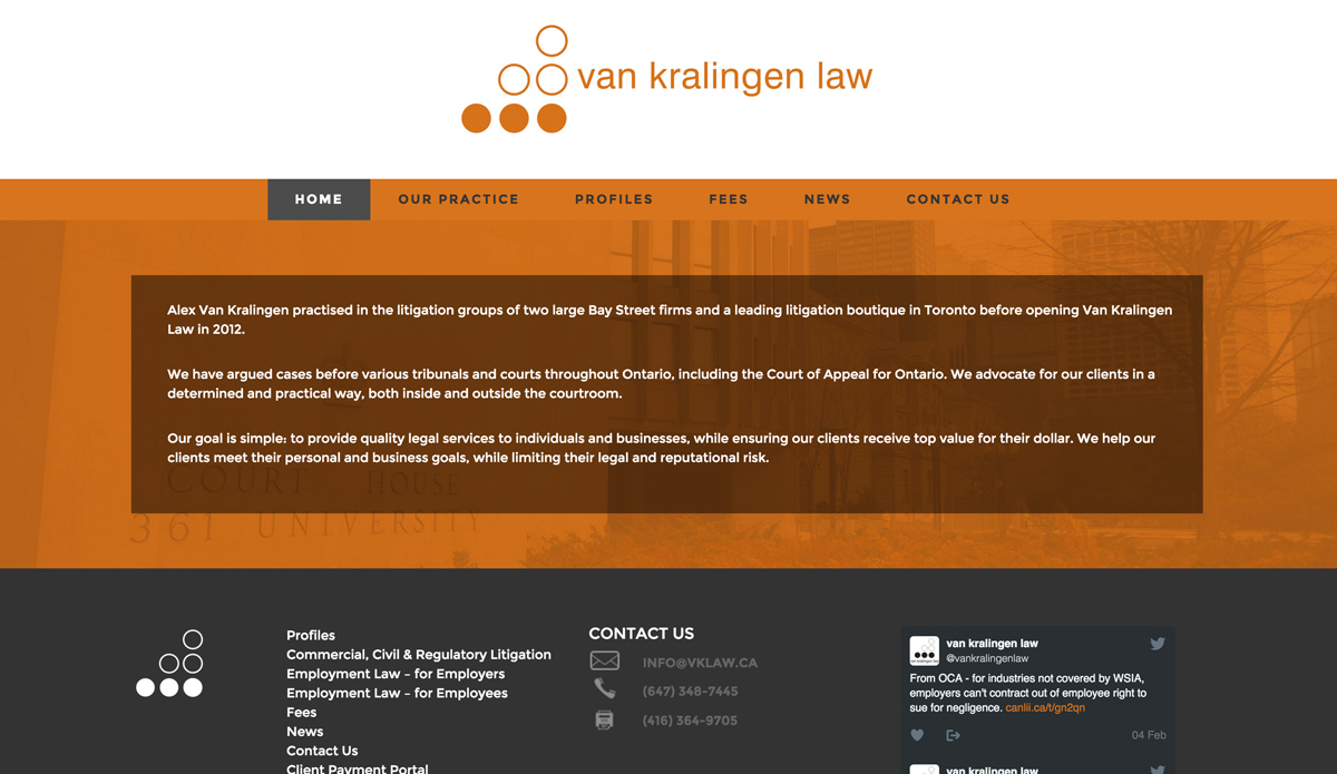 Van Kralingen Law